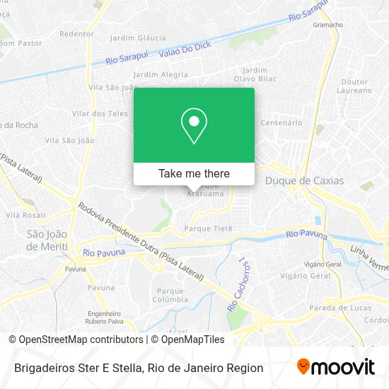 Brigadeiros Ster E Stella map