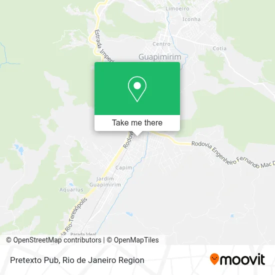 Pretexto Pub map