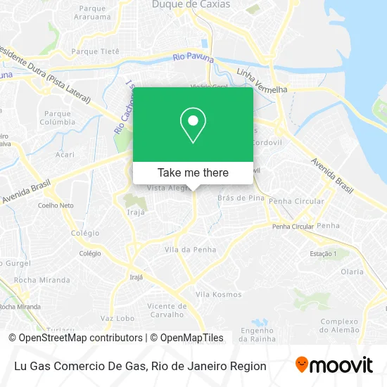 Lu Gas Comercio De Gas map