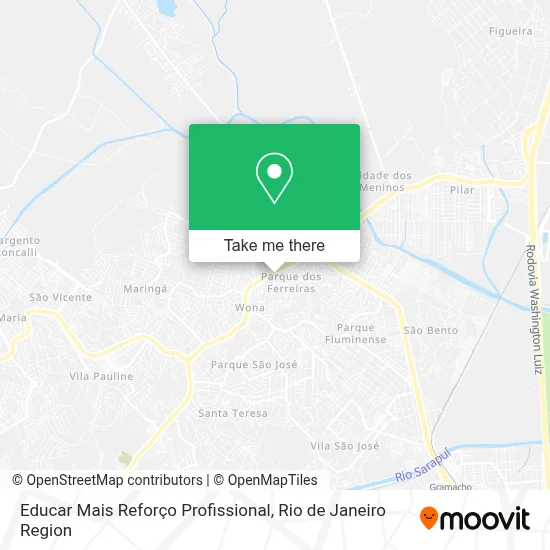Educar Mais Reforço Profissional map