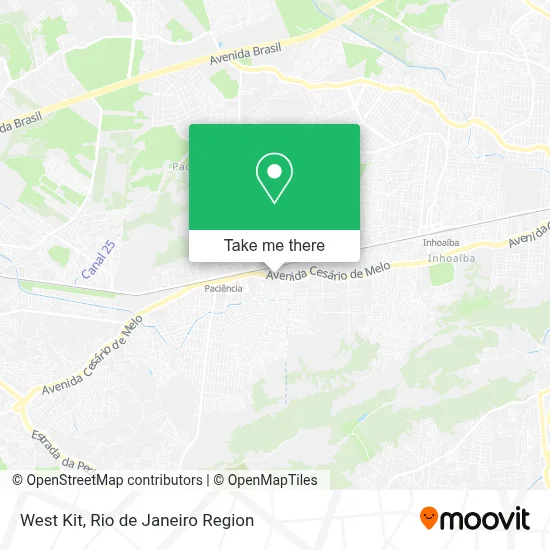 West Kit map