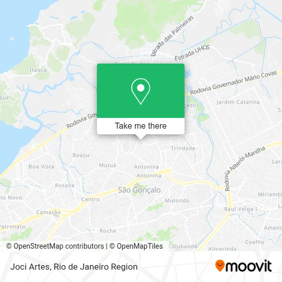 Joci Artes map