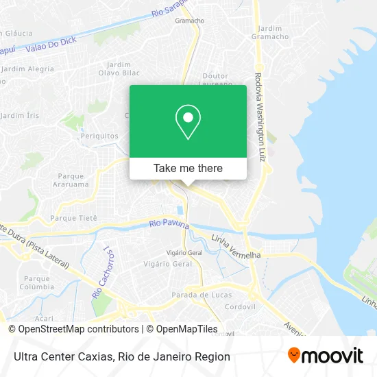 Ultra Center Caxias map