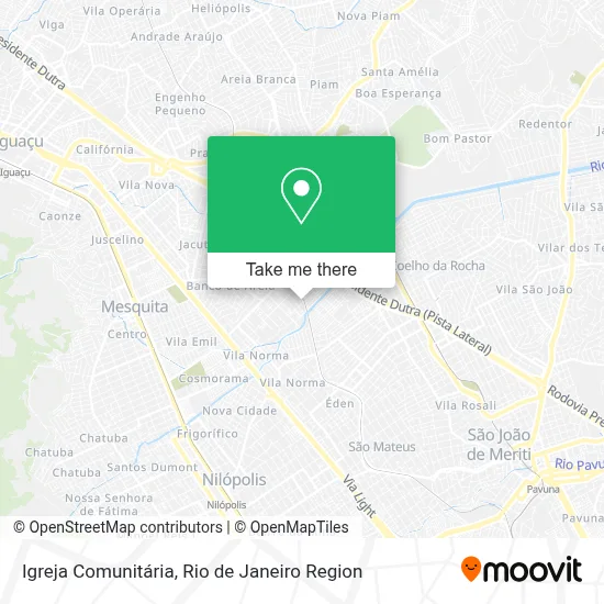 Igreja Comunitária map
