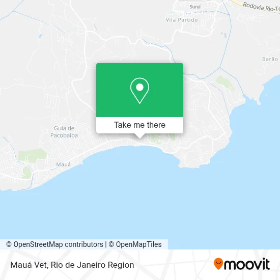 Mauá Vet map