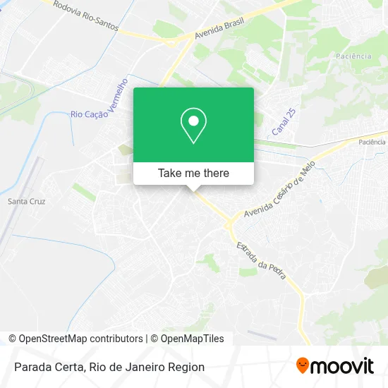 Parada Certa map