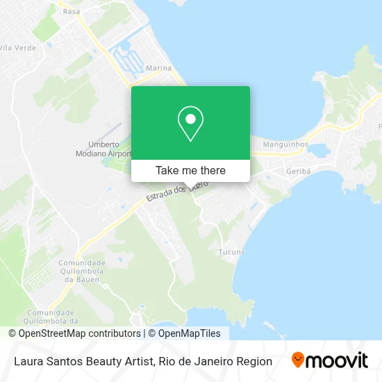 Laura Santos Beauty Artist map