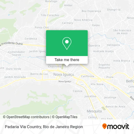 Padaria Via Country map