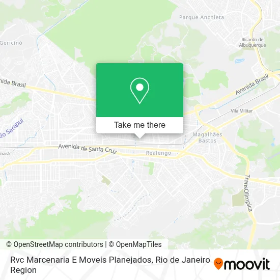 Rvc Marcenaria E Moveis Planejados map