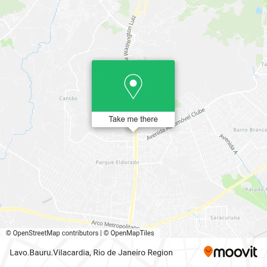 Lavo.Bauru.Vilacardia map