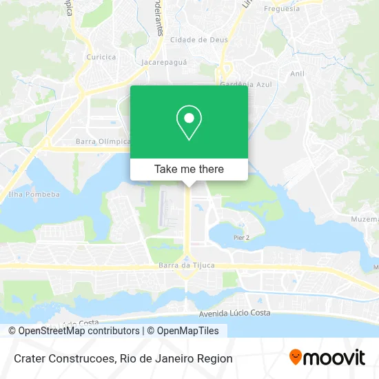 Crater Construcoes map
