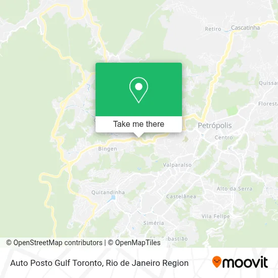 Auto Posto Gulf Toronto map