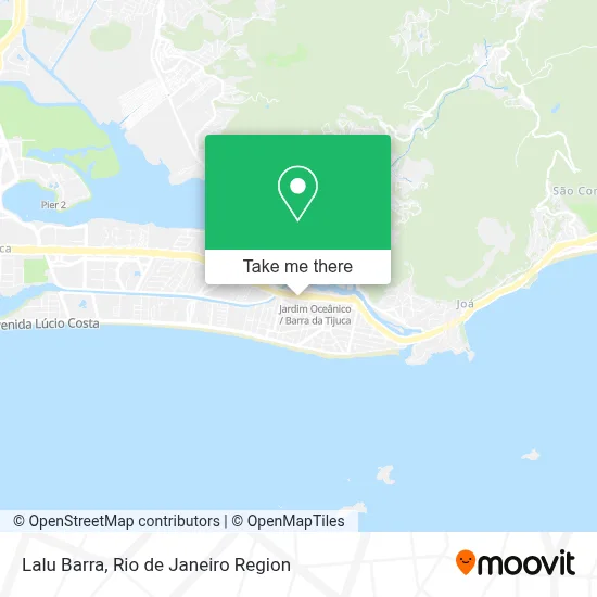 Lalu Barra map