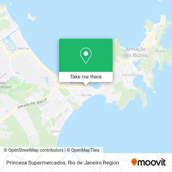 Princesa Supermercados map