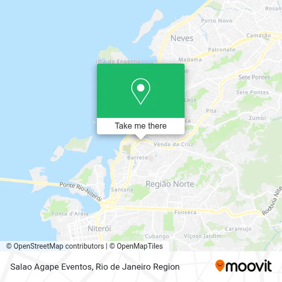 Salao Agape Eventos map