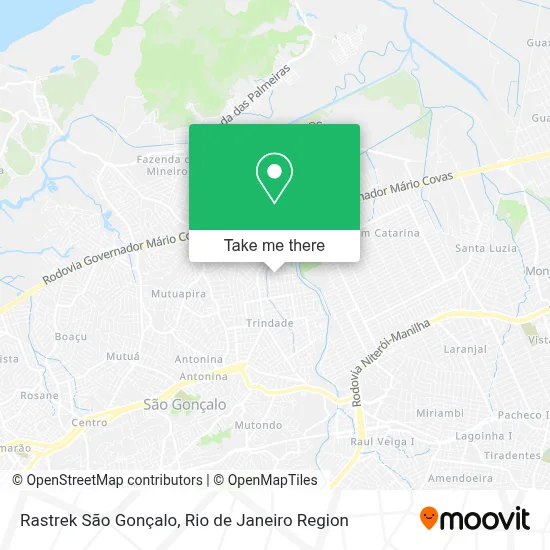 Rastrek São Gonçalo map
