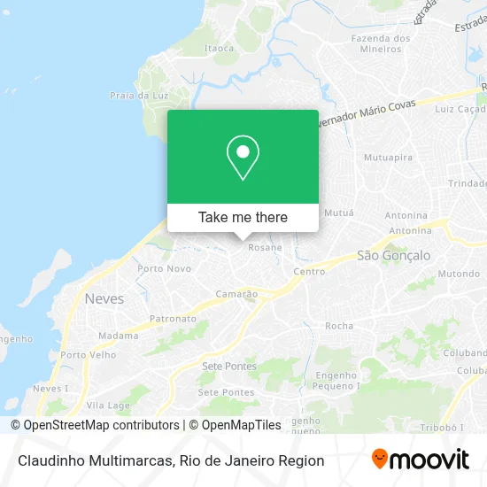 Claudinho Multimarcas map