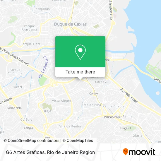 G6 Artes Graficas map