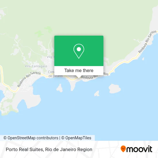 Porto Real Suites map