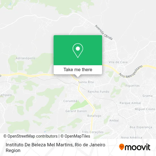 Instituto De Beleza Mel Martins map
