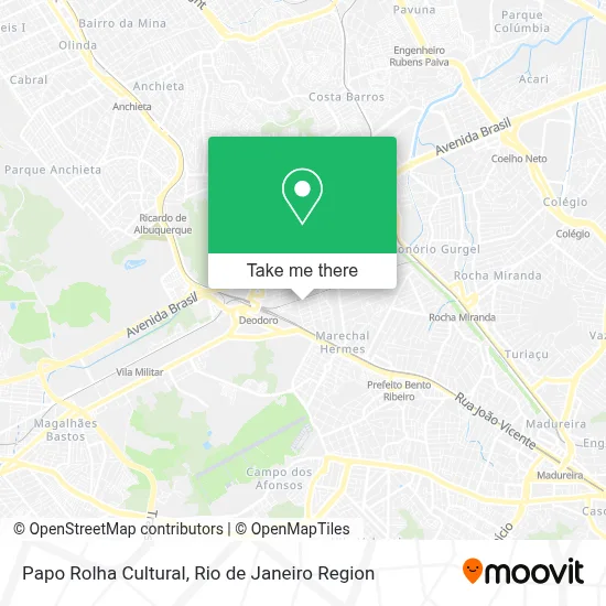 Papo Rolha Cultural map