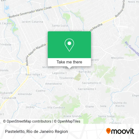 Pasteletto map