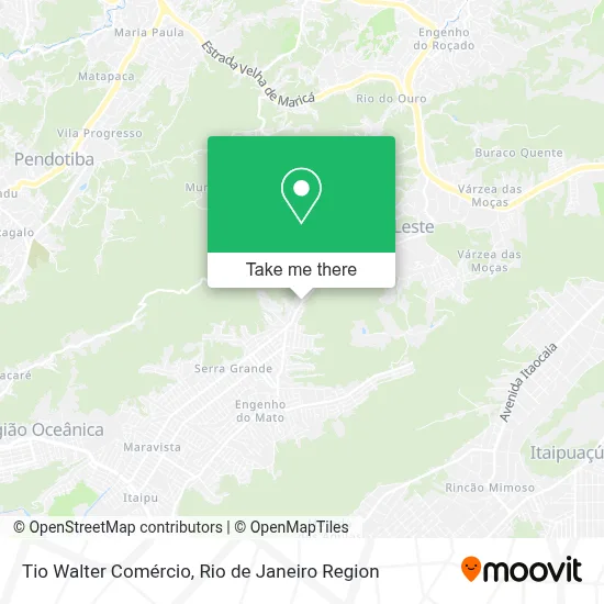 Tio Walter Comércio map