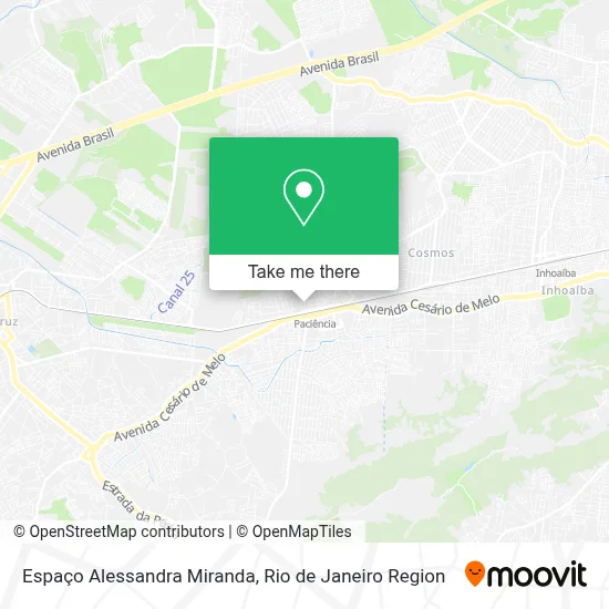 Espaço Alessandra Miranda map