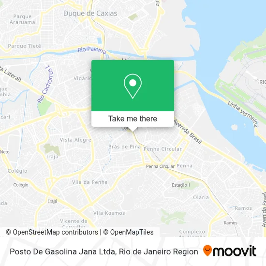 Posto De Gasolina Jana Ltda map
