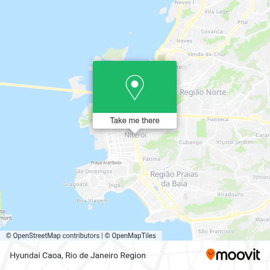 Hyundai Caoa map