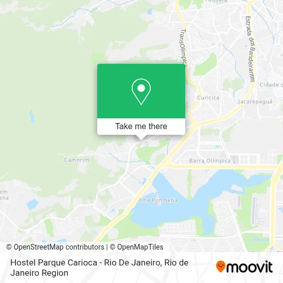 Hostel Parque Carioca -  Rio De Janeiro map