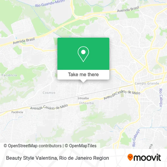 Beauty Style Valentina map