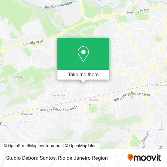 Studio Débora Santos map