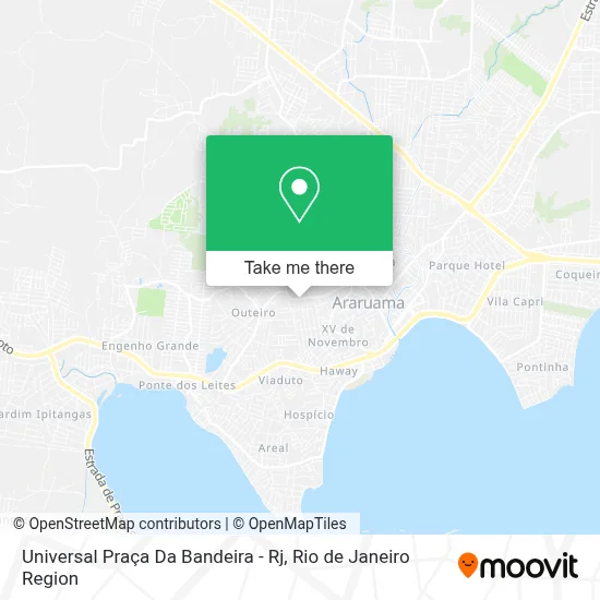 Universal Praça Da Bandeira - Rj map
