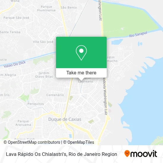 Lava Rápido Os Chialastri's map