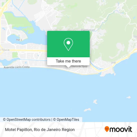 Motel Papillon map