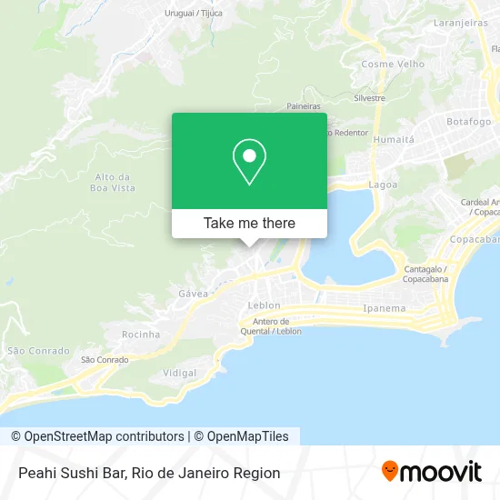 Peahi Sushi Bar map