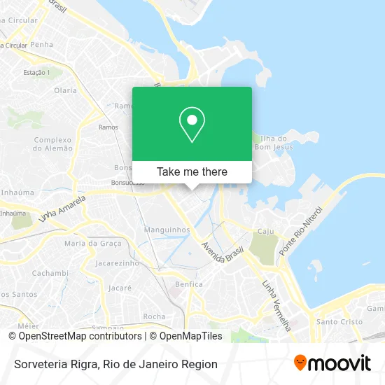 Sorveteria Rigra map