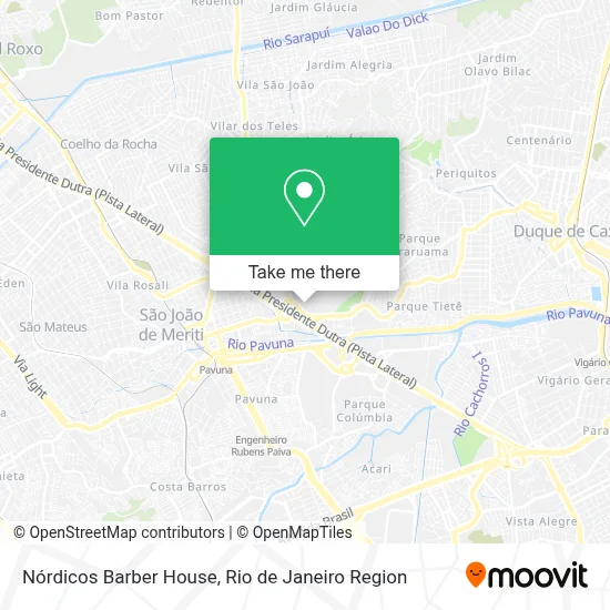 Nórdicos Barber House map
