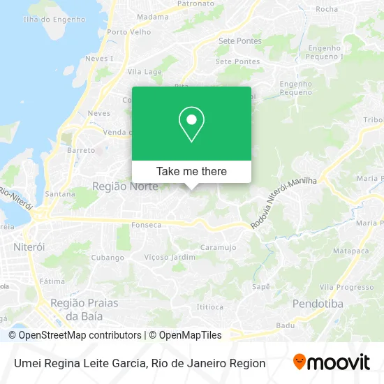 Umei Regina Leite Garcia map