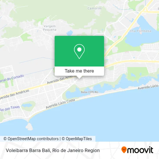 Voleibarra Barra Bali map