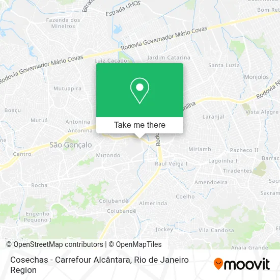 Cosechas - Carrefour Alcântara map