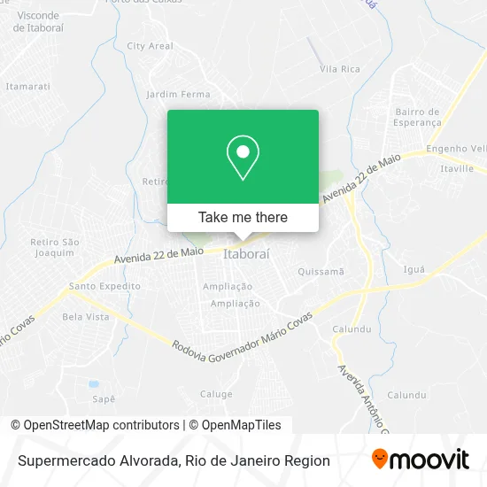 Supermercado Alvorada map