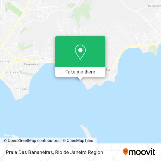 Praia Das Bananeiras map