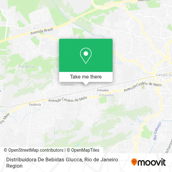 Distribuidora De Bebidas Glucca map