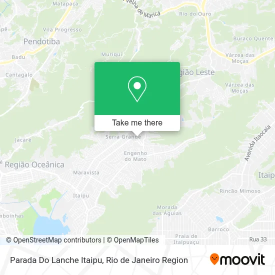 Parada Do Lanche Itaipu map
