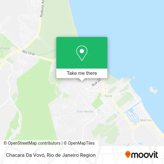 Chacara Da Vovó map