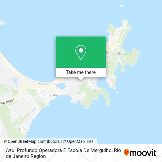 Azul Profundo Operadora E Escola De Mergulho map