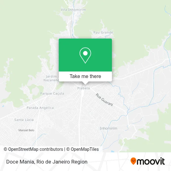 Doce Mania map