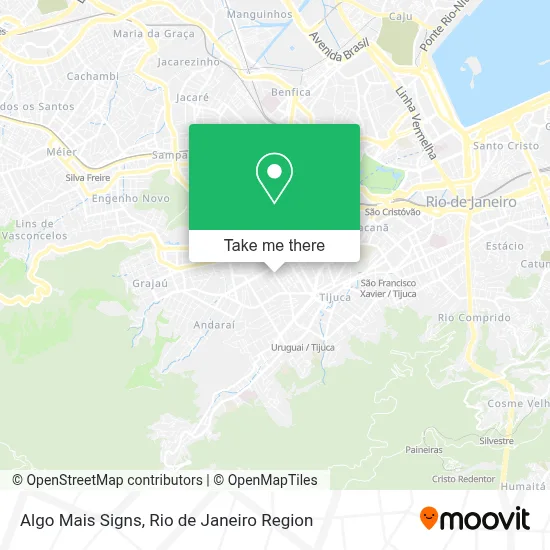Algo Mais Signs map
